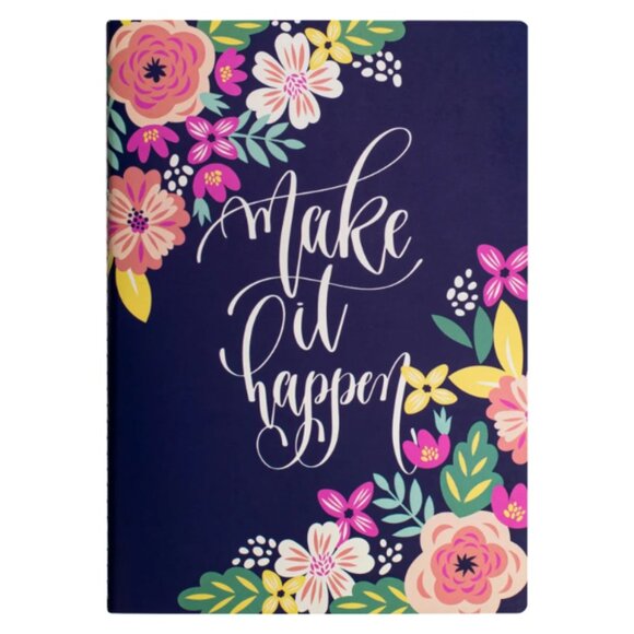 ❣️2/$36 NIP Steel Mill & Co. Mint Floral Stitch Notebook Set of 3 - Picture 5 of 9